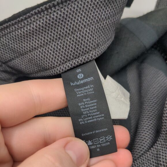 Lululemon Strapback Hat Black One Size Adjustable Lightweight 6 Panel - Picture 9 of 9